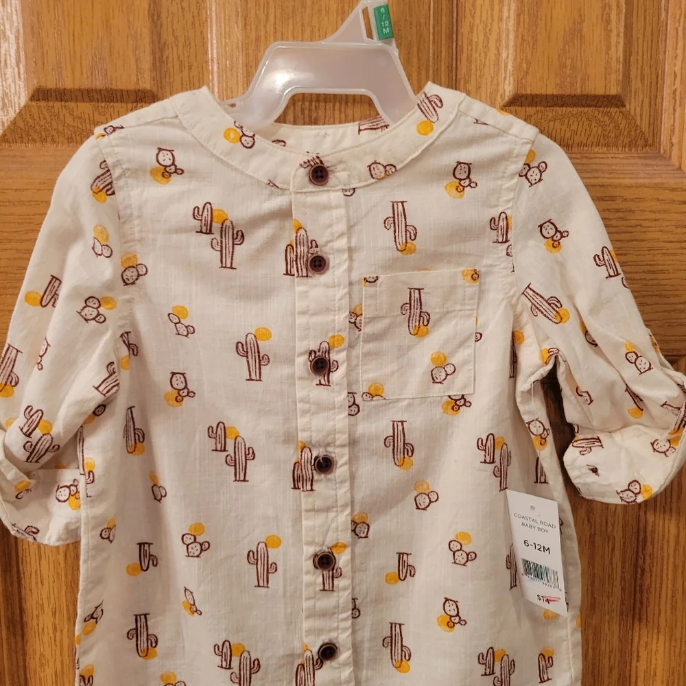 Baby Cactus Blouse Size 6-12mos. - Picture 2 of 5